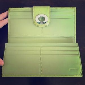 Lime Green Coach wallet!